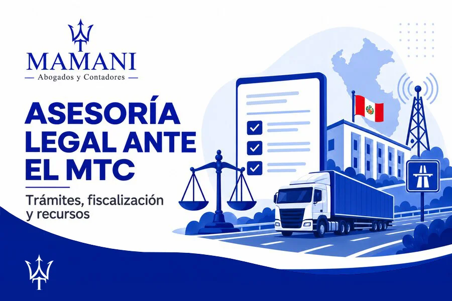 asesoría legal ante el MTC