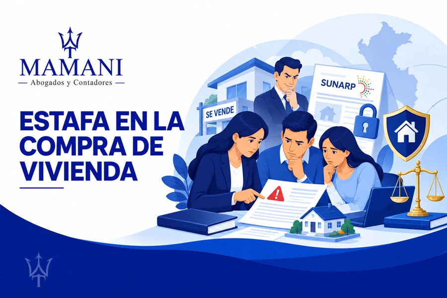 estafa en la compra de una vivienda