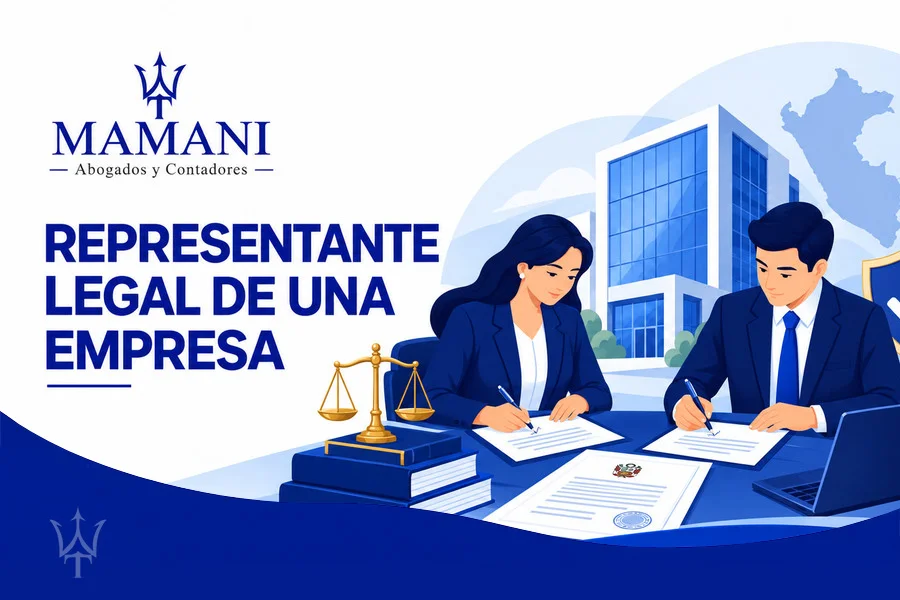 representante legal de una empresa en Perú